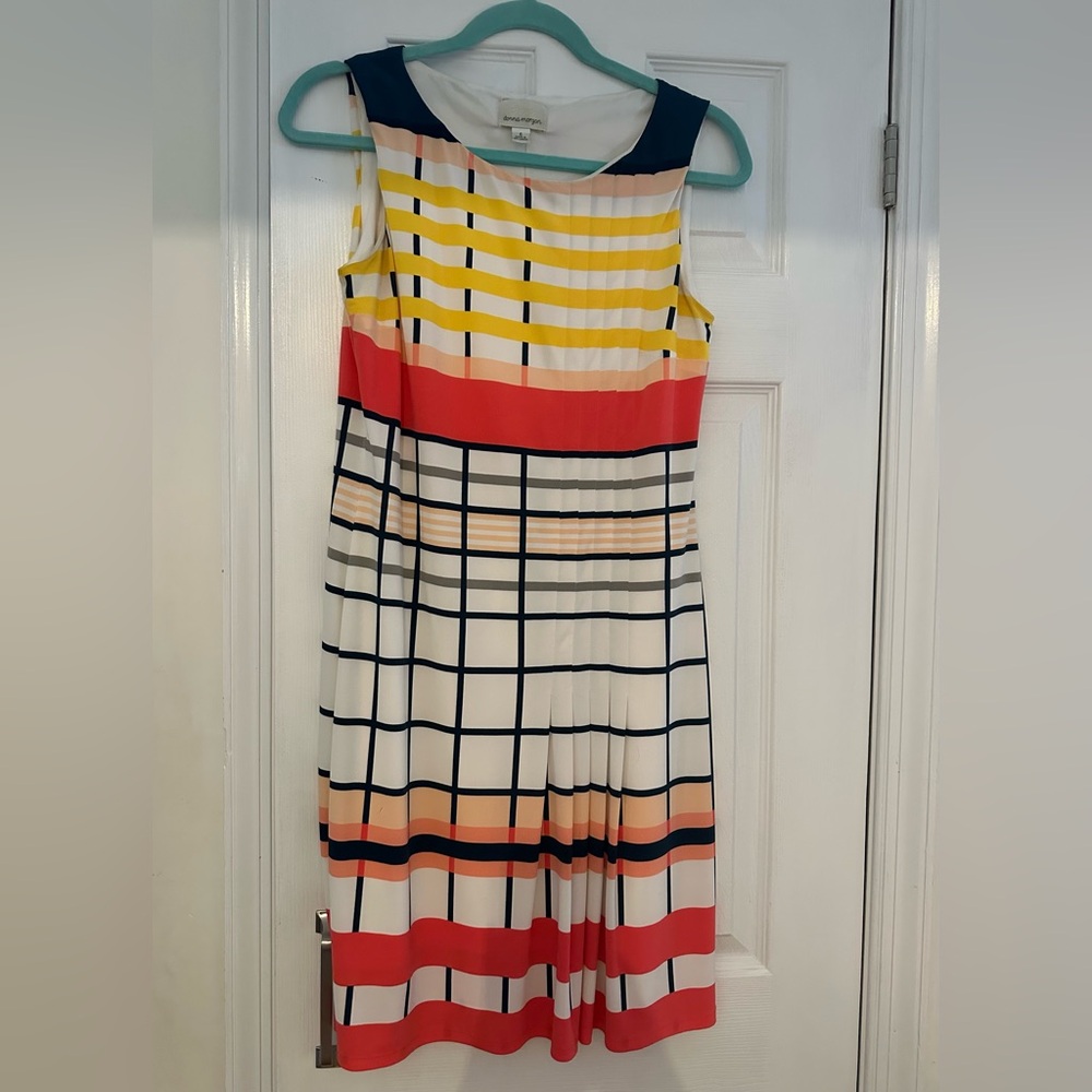 Donna Morgan Multicolor Striped Dress
